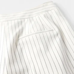 Pinstripe Wide Leg Trousers