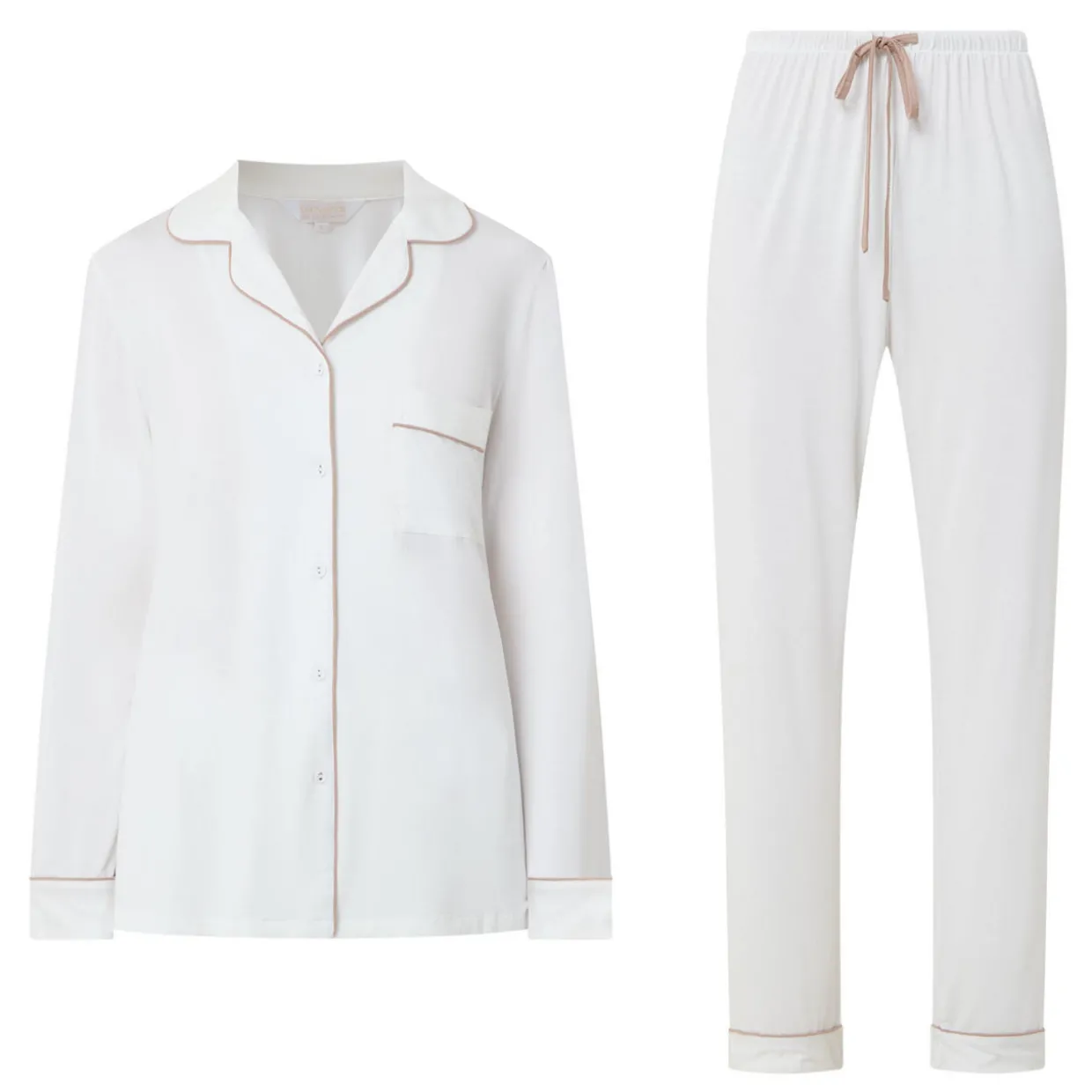 Piped Pyjama Set