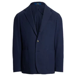 Pique Single-Breasted Blazer