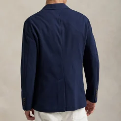 Pique Single-Breasted Blazer