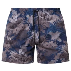 Piranha Print Drawstring Swim Shorts