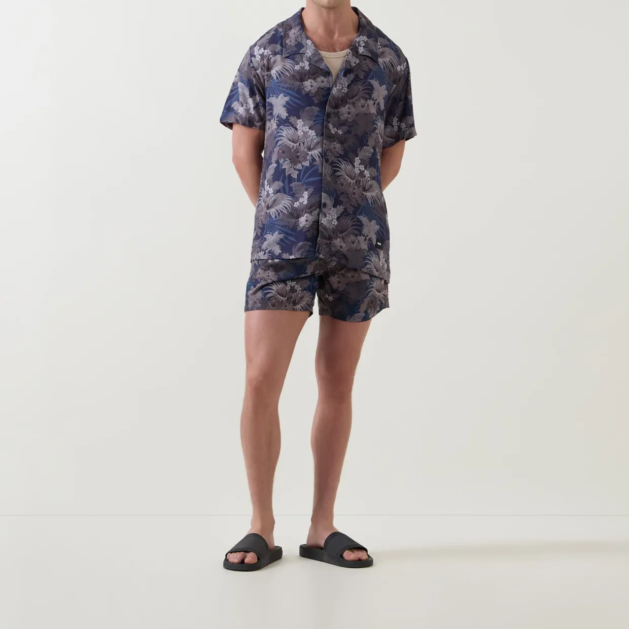 Piranha Printed Beach Shirt