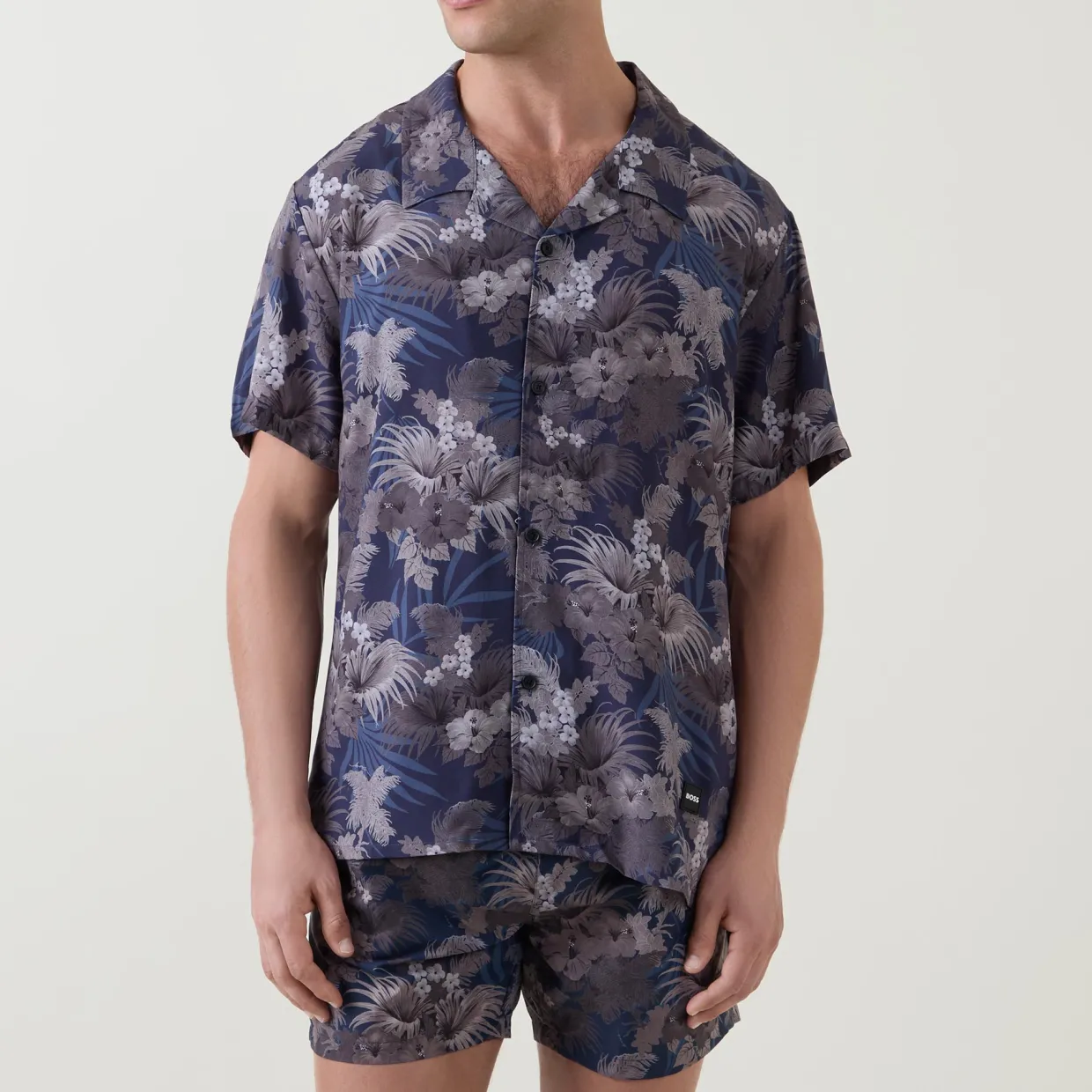 Piranha Printed Beach Shirt
