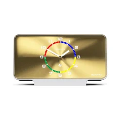 Planet Mantel Clock White