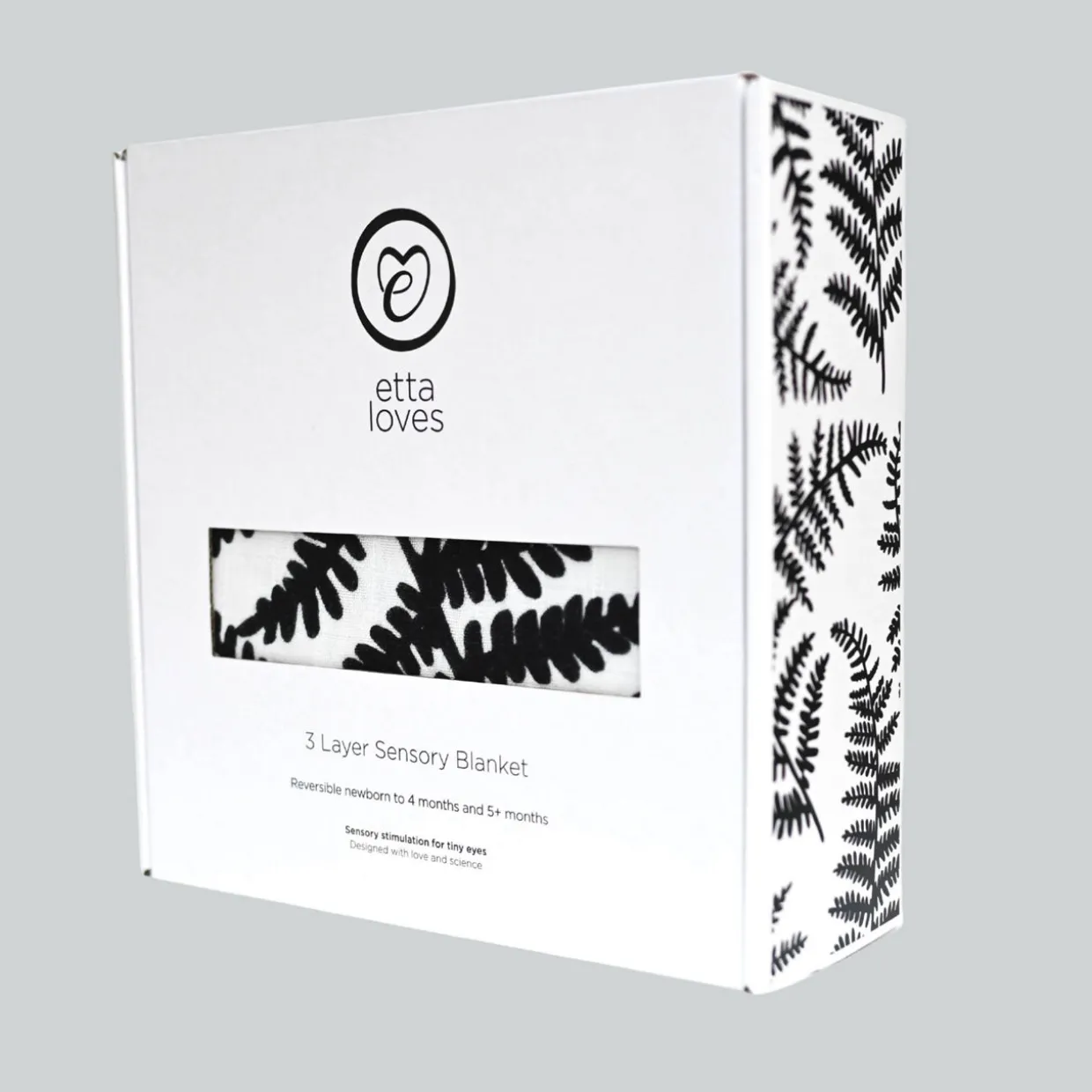 Plant Print Reversible Muslin Blanket