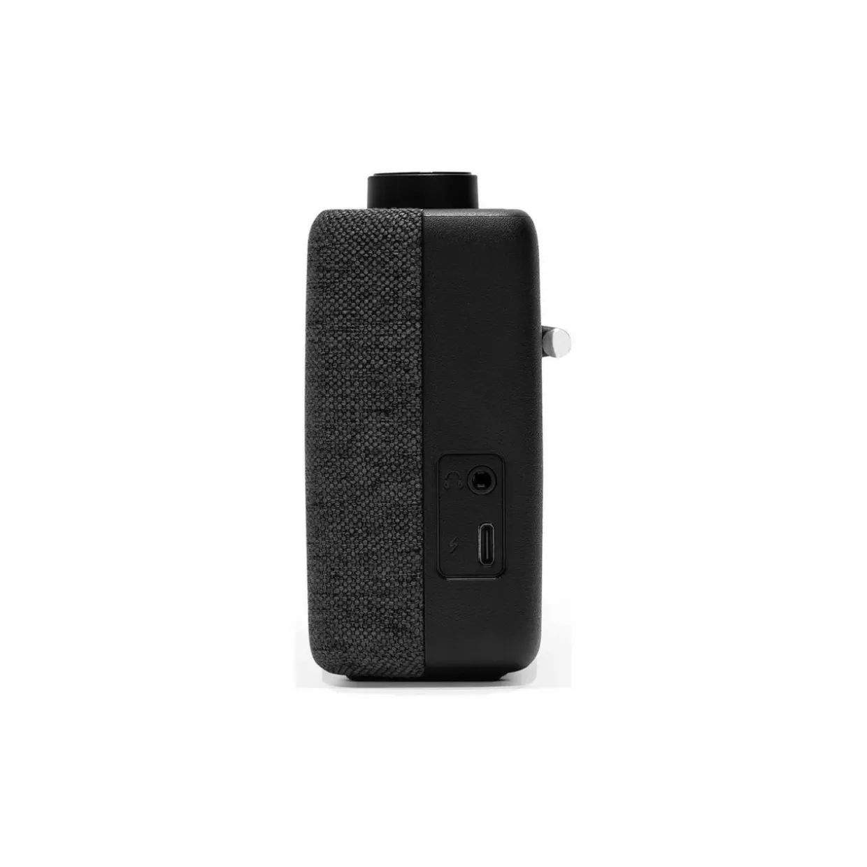 Play FM Portable Black Radio USB C