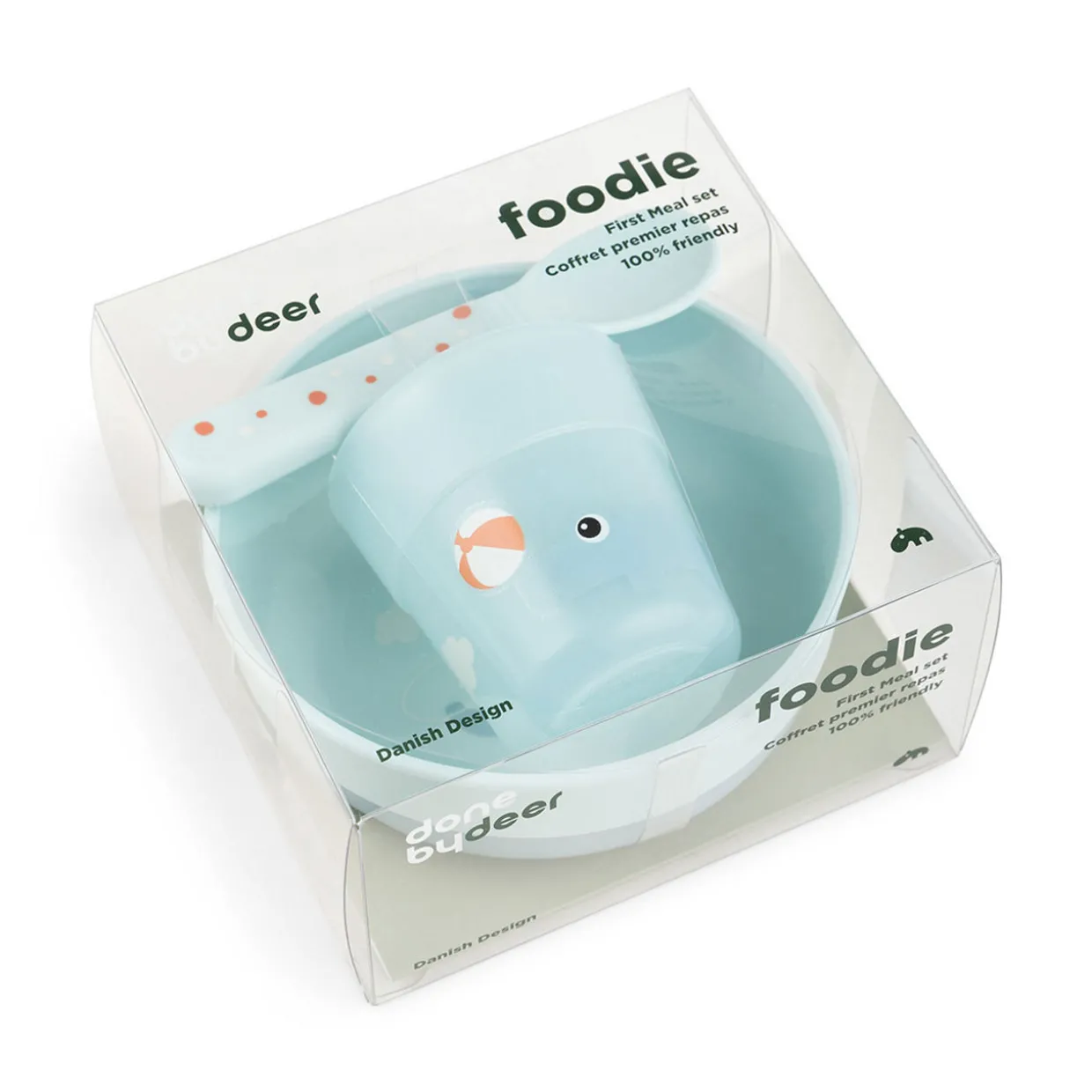 Playground Blue Three-Piece Foodie First Meal Set