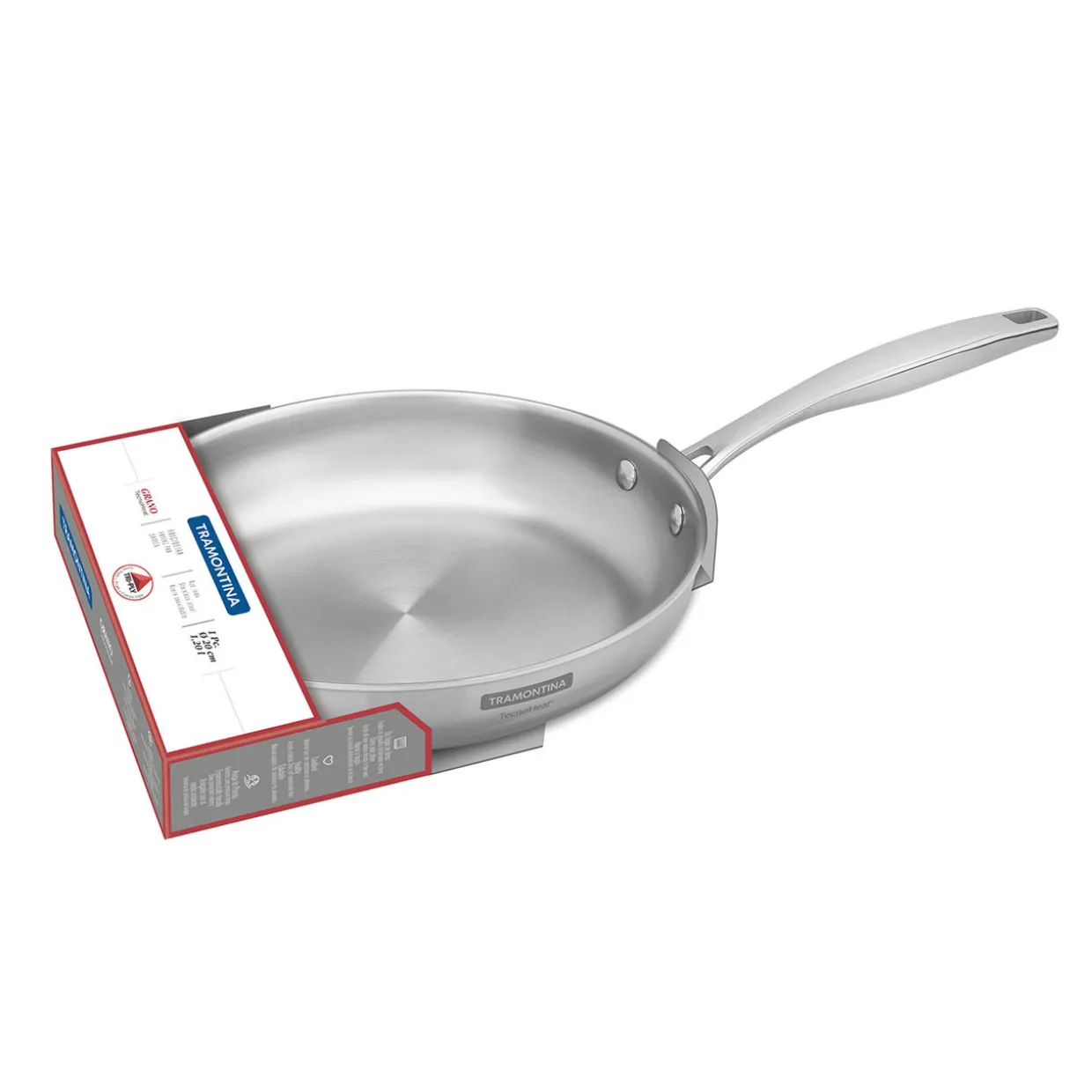 3-Ply Stainless Steel Frying Pan 30cm