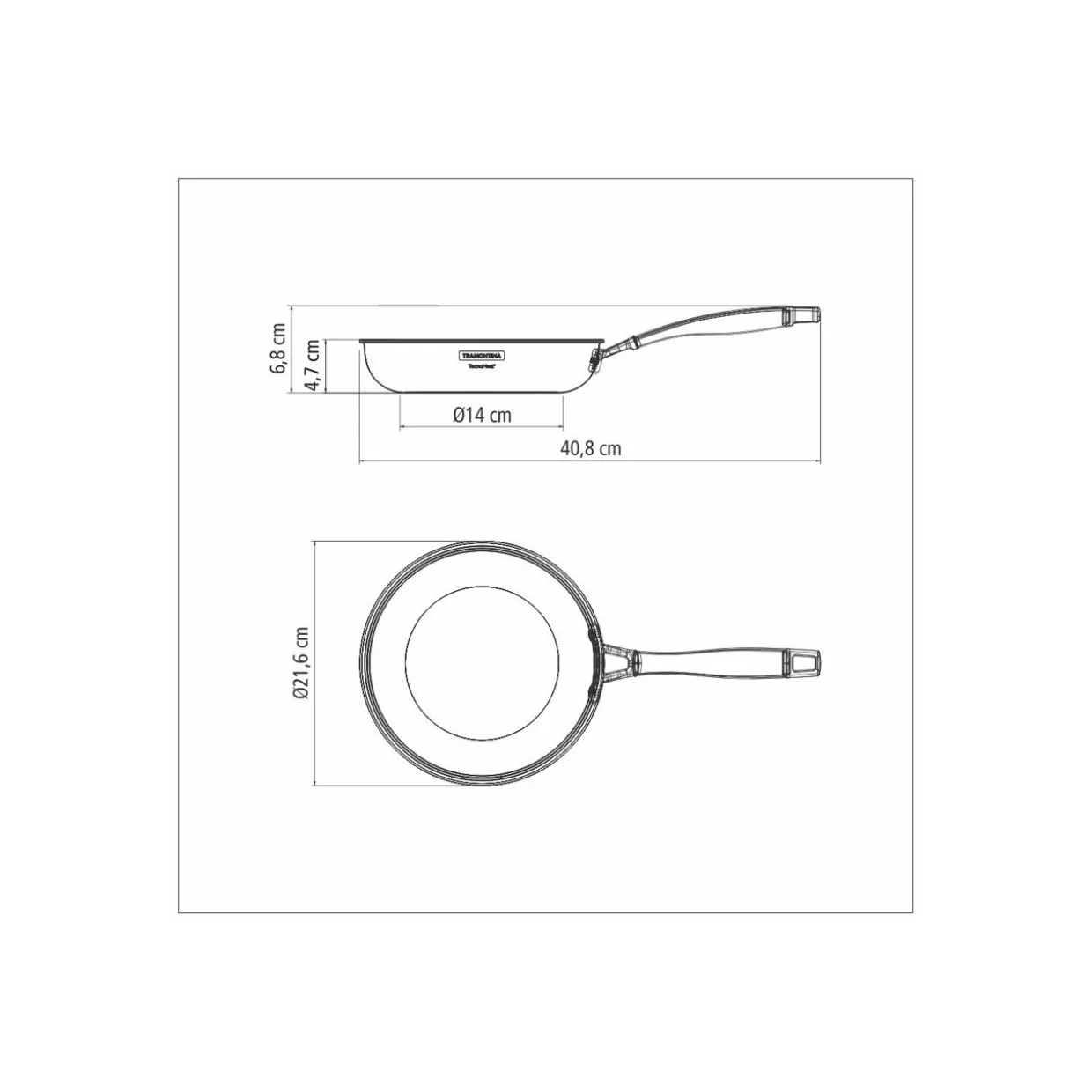3-Ply Stainless Steel Frying Pan 20cm