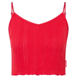 Pointelle Cropped Top