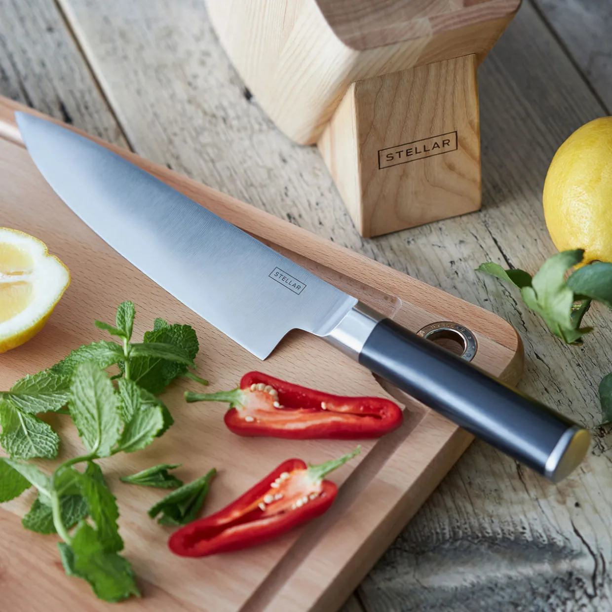 Poise Five-Piece Knife Block Set