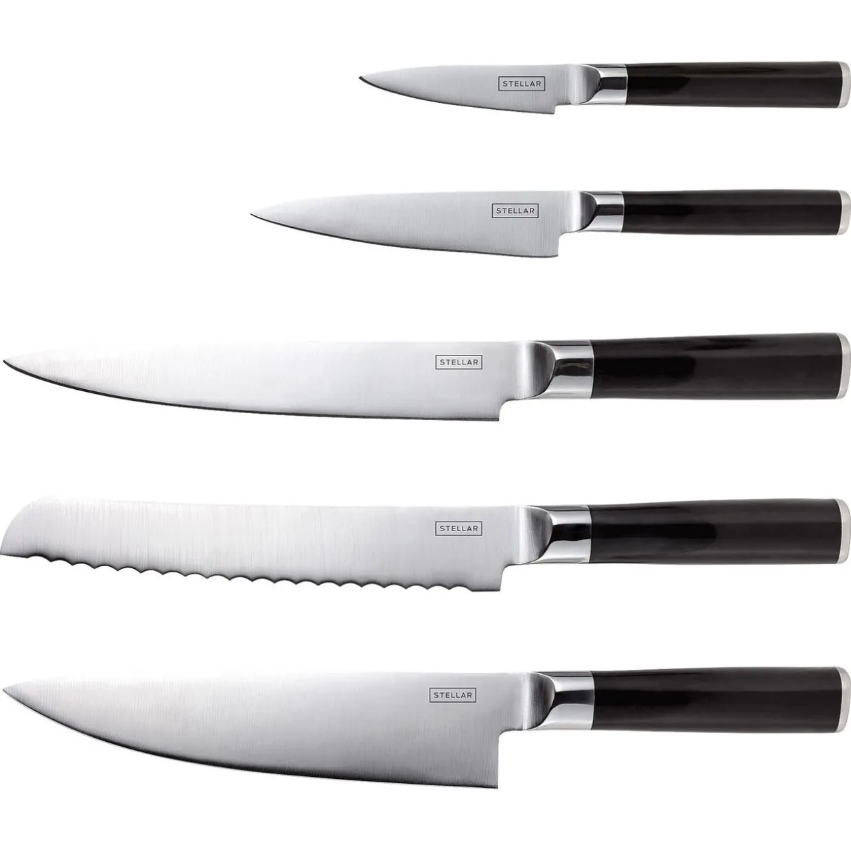 Poise Five-Piece Knife Block Set