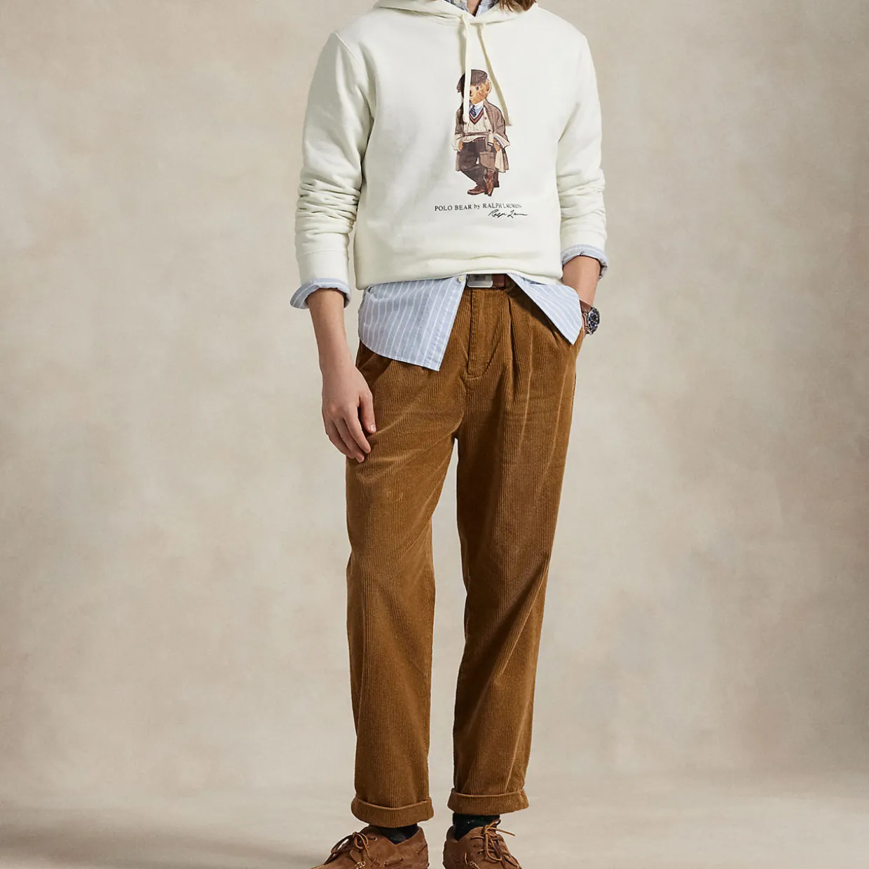 Polo Bear Fleece Hoodie