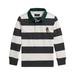 Polo Bear Stripe Rugby Shirt 3-7 Years