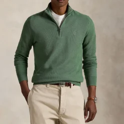 Polo Player Half Zip Sweater