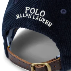 Polo Player Logo Corduroy Baseball Cap