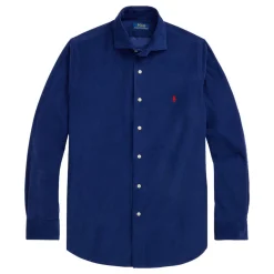 Polo Player Logo Corduroy Casual Shirt