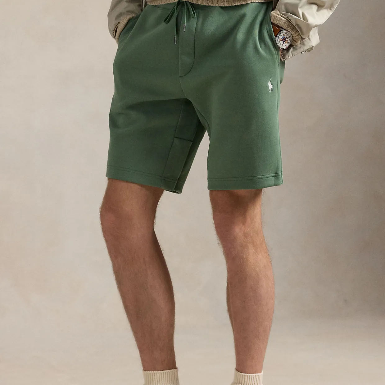 Polo Player Logo Drawstring Shorts