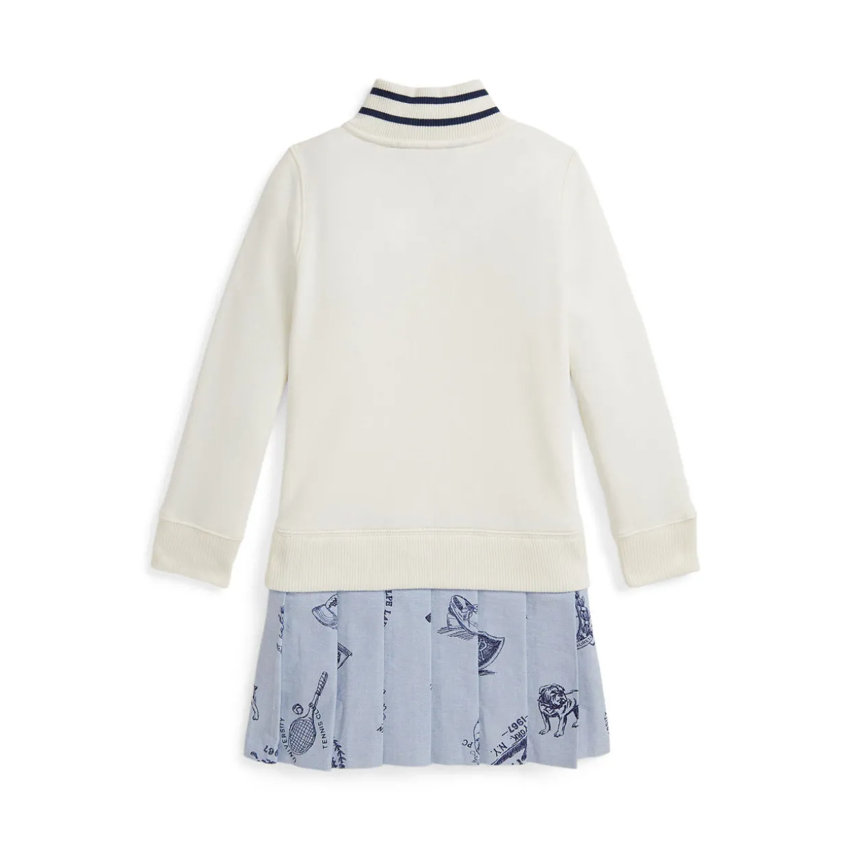 Polo Player Logo Half-Zip Dress 4-6 Years