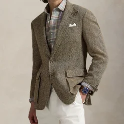 Polo Player Logo Oxford Check Shirt
