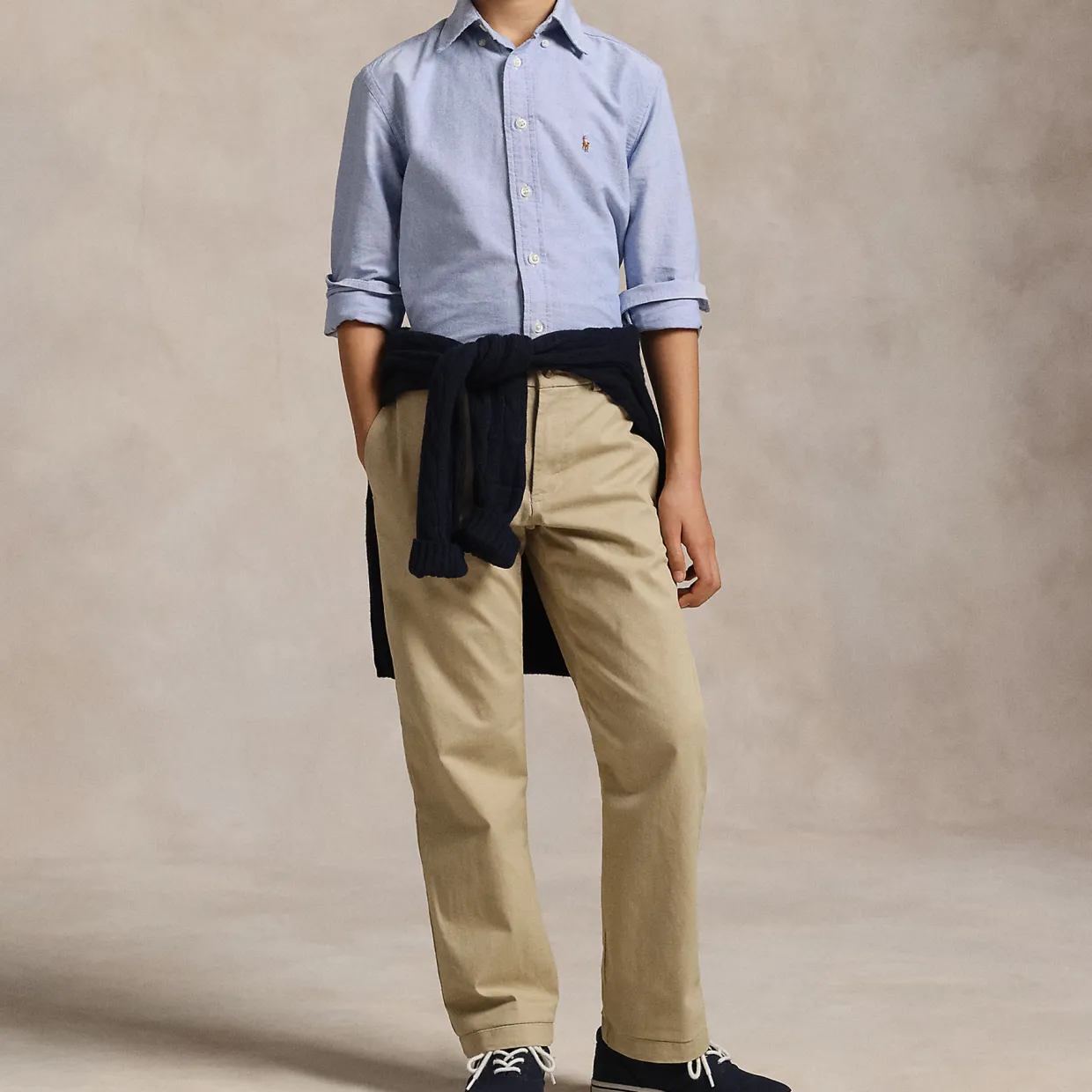 Polo Player Logo Oxford Shirt 6-12 Years