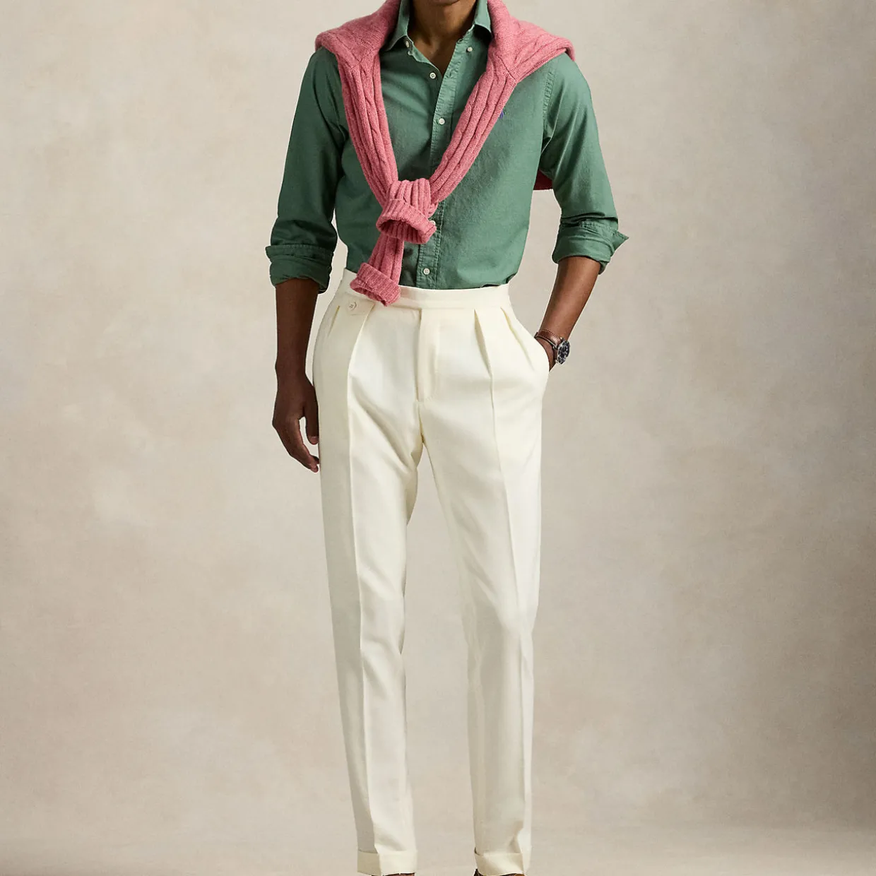 Polo Player Logo Oxford Shirt