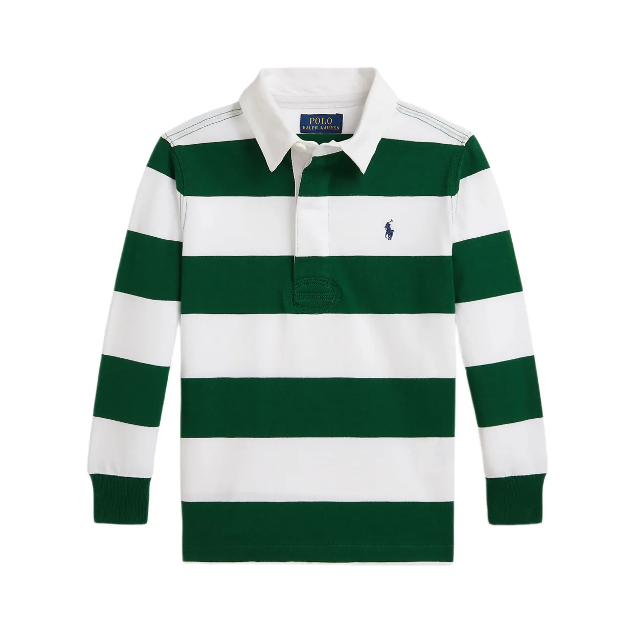 Polo Player Logo Striped Rugby Shirt 3-7 Years