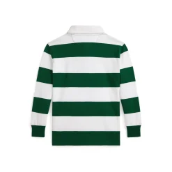 Polo Player Logo Striped Rugby Shirt 3-7 Years