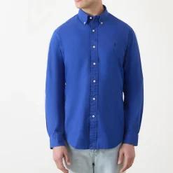 Polo Player Logo Twill Oxford Shirt