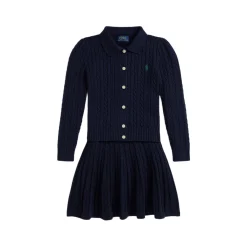 Polo Pony Two-Piece Cardigan & Skirt Set 3-6 Years
