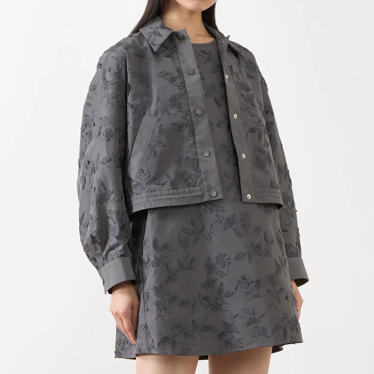 Pontida Jacquard Cropped Jacket