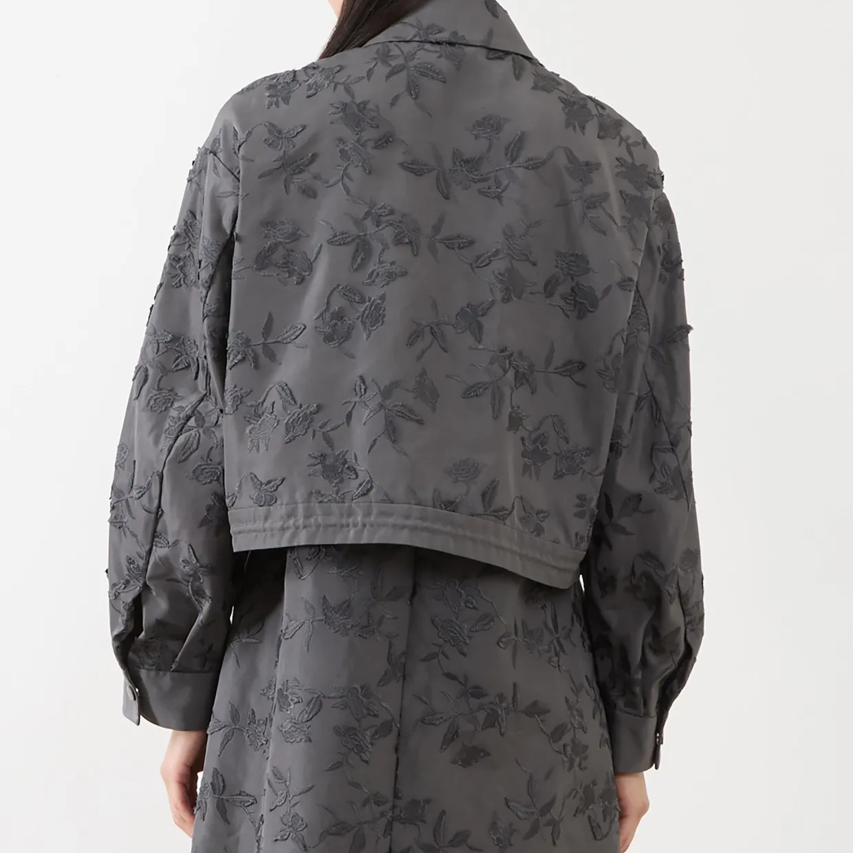 Pontida Jacquard Cropped Jacket