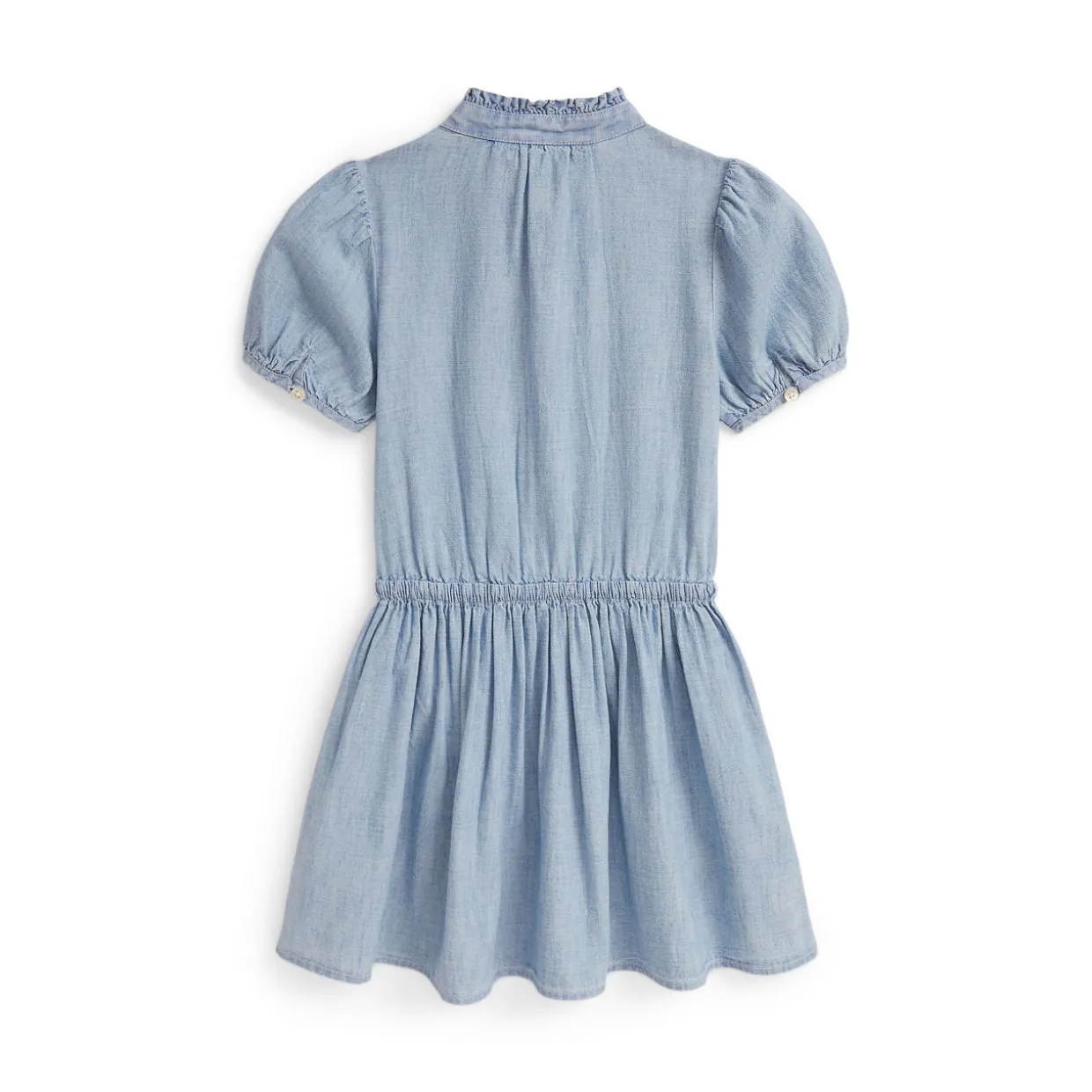 Pony Logo Button Front Flared Dress 2-6 Years