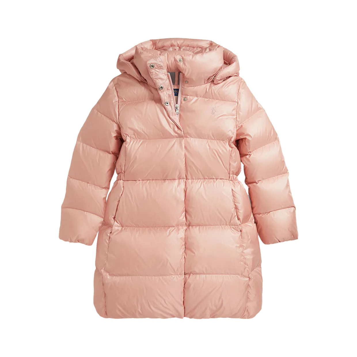 Pony Logo Hooded Down Puffer Jacket 6-12 Years