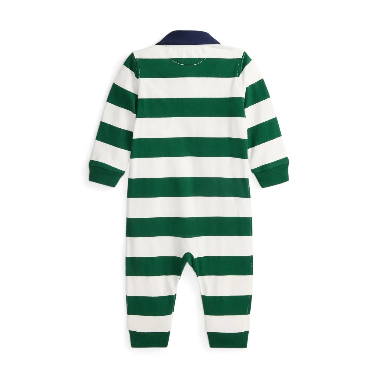 Pony Logo Striped Rugby Coverall 3-12 Months