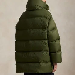 Pony Player Logo Padded Oversized Jacket