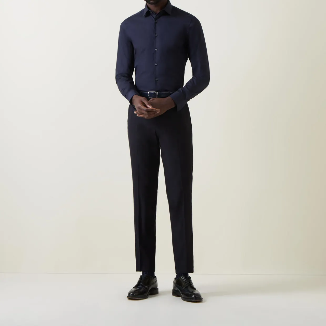 Poplin Slim-Fit Dress Shirt