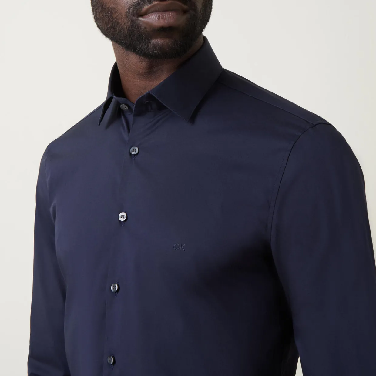 Poplin Slim-Fit Dress Shirt