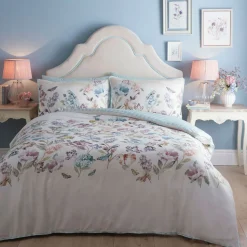 Portia Floral Bird Duvet Set Multi