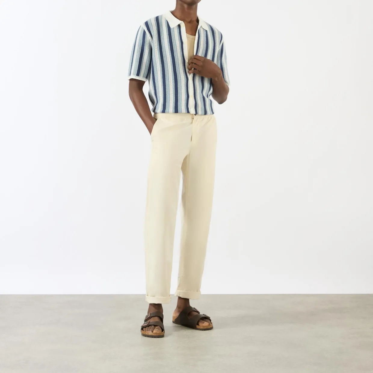 Porto Striped Knitted Shirt