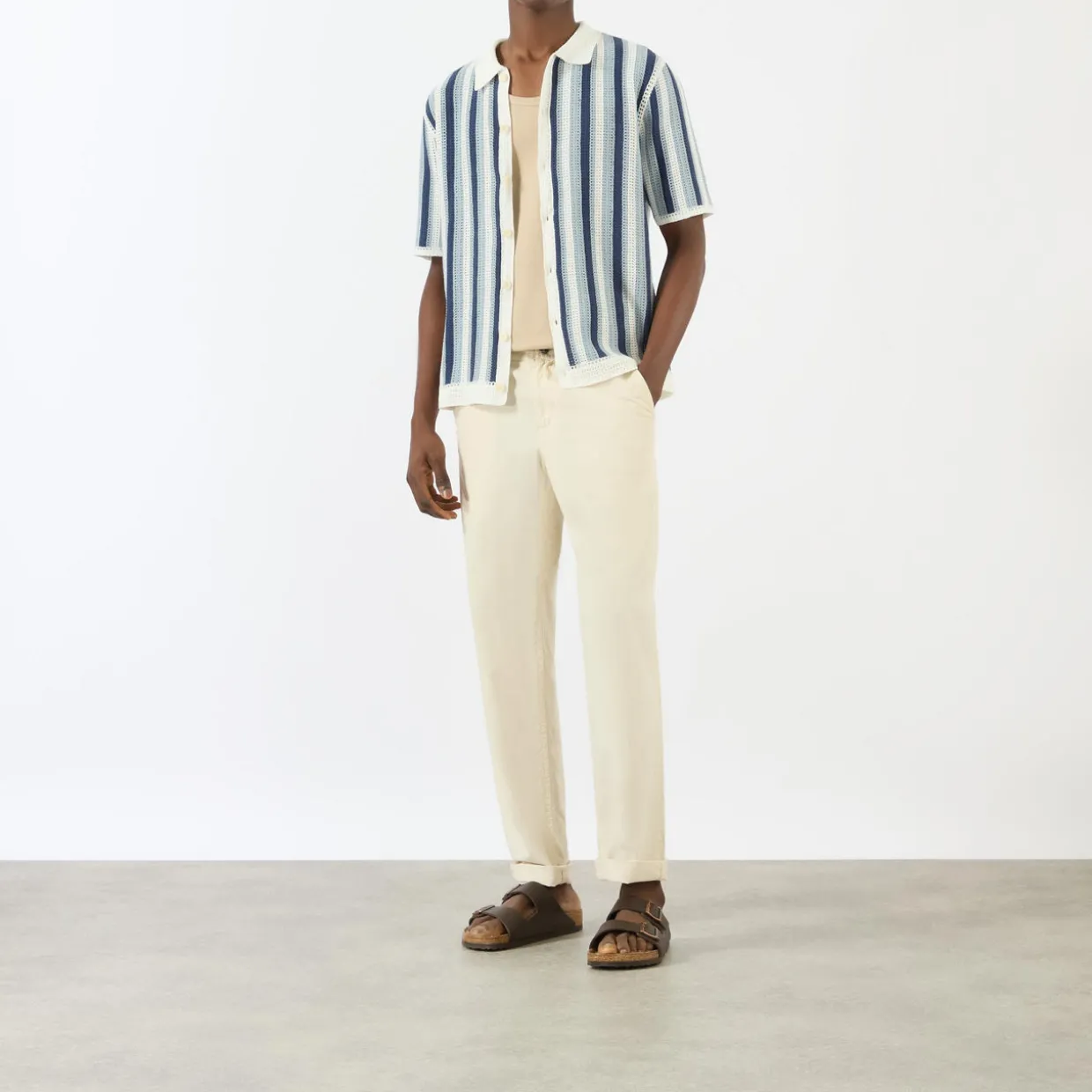 Porto Striped Knitted Shirt