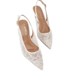 Positano 70 Vinyl Slingback Pumps
