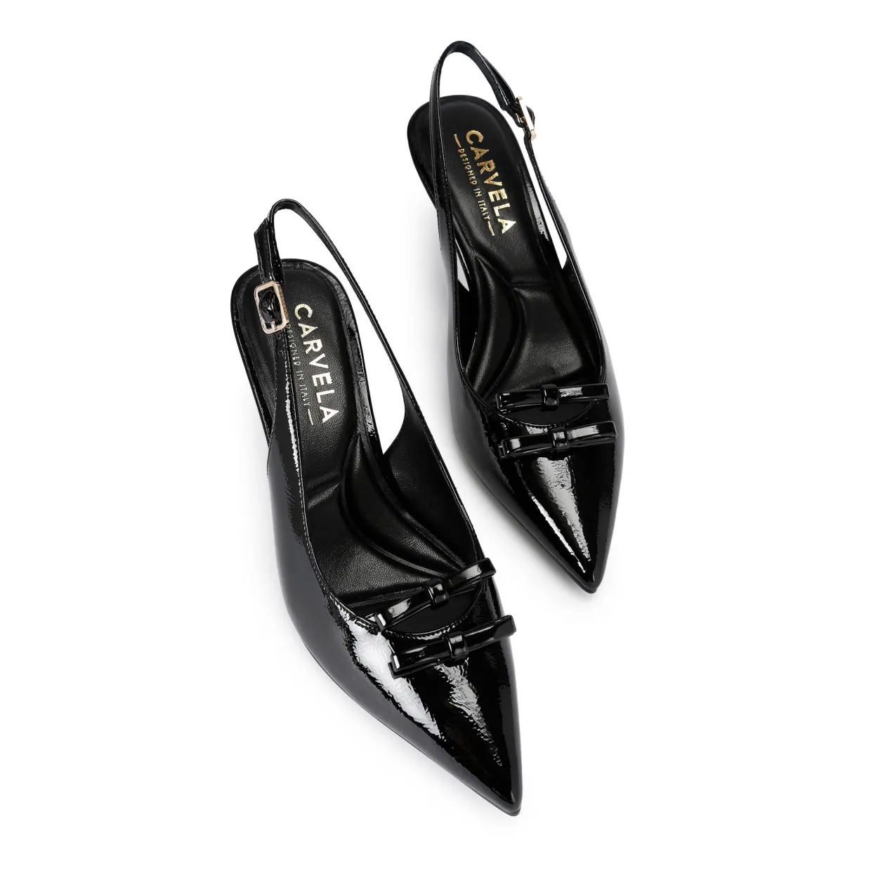 Positano Bow Slingback Pumps