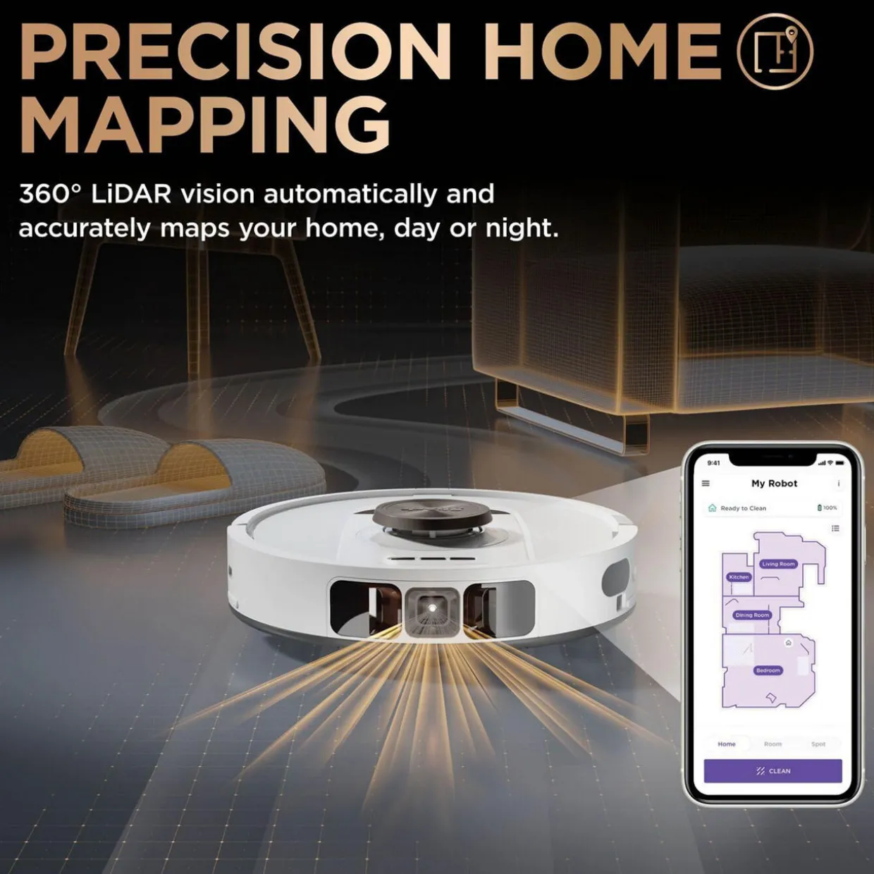 PowerDetect NeverTouch Pro 2-in-1 Self-Empty, Self-Refill & Self-Clean Robot Vacuum & Mop