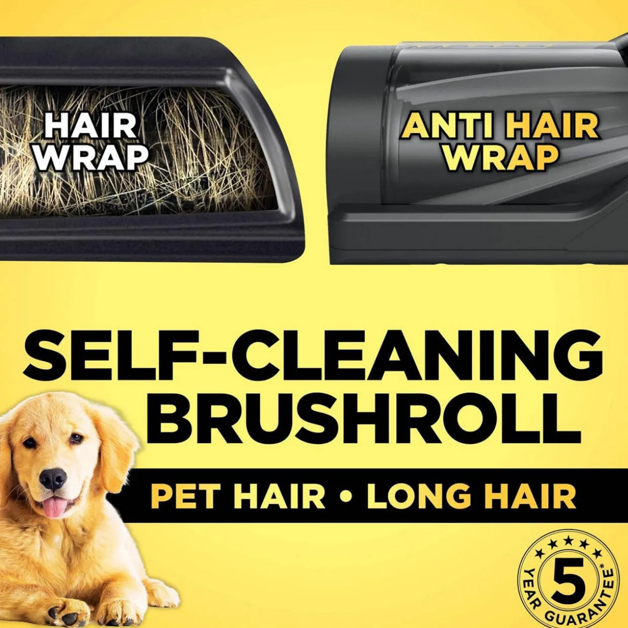 PowerPro Pet Cordless Stick Anti Hair Wrap