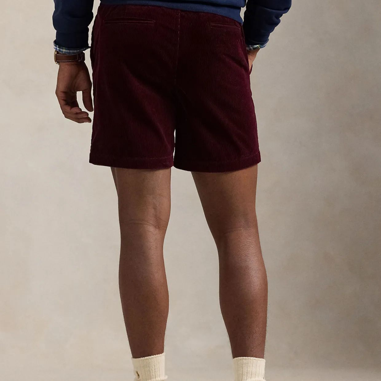 Prepster Corduroy Drawstring Shorts