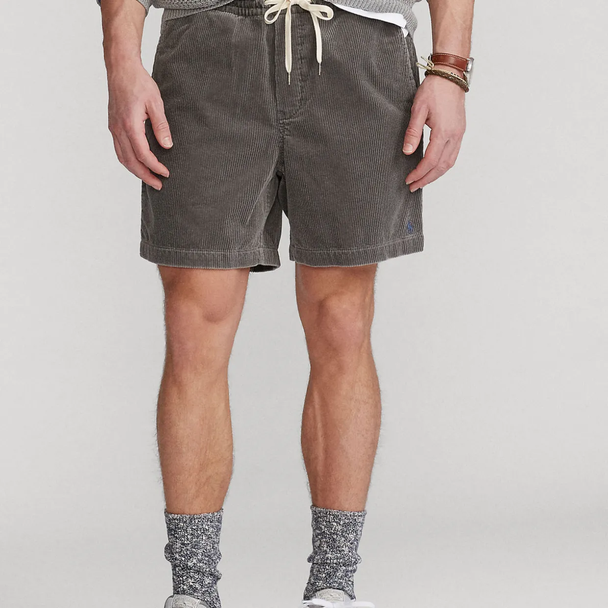 Prepster Corduroy Drawstring Shorts