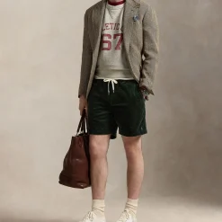 Prepster Corduroy Drawstring Shorts