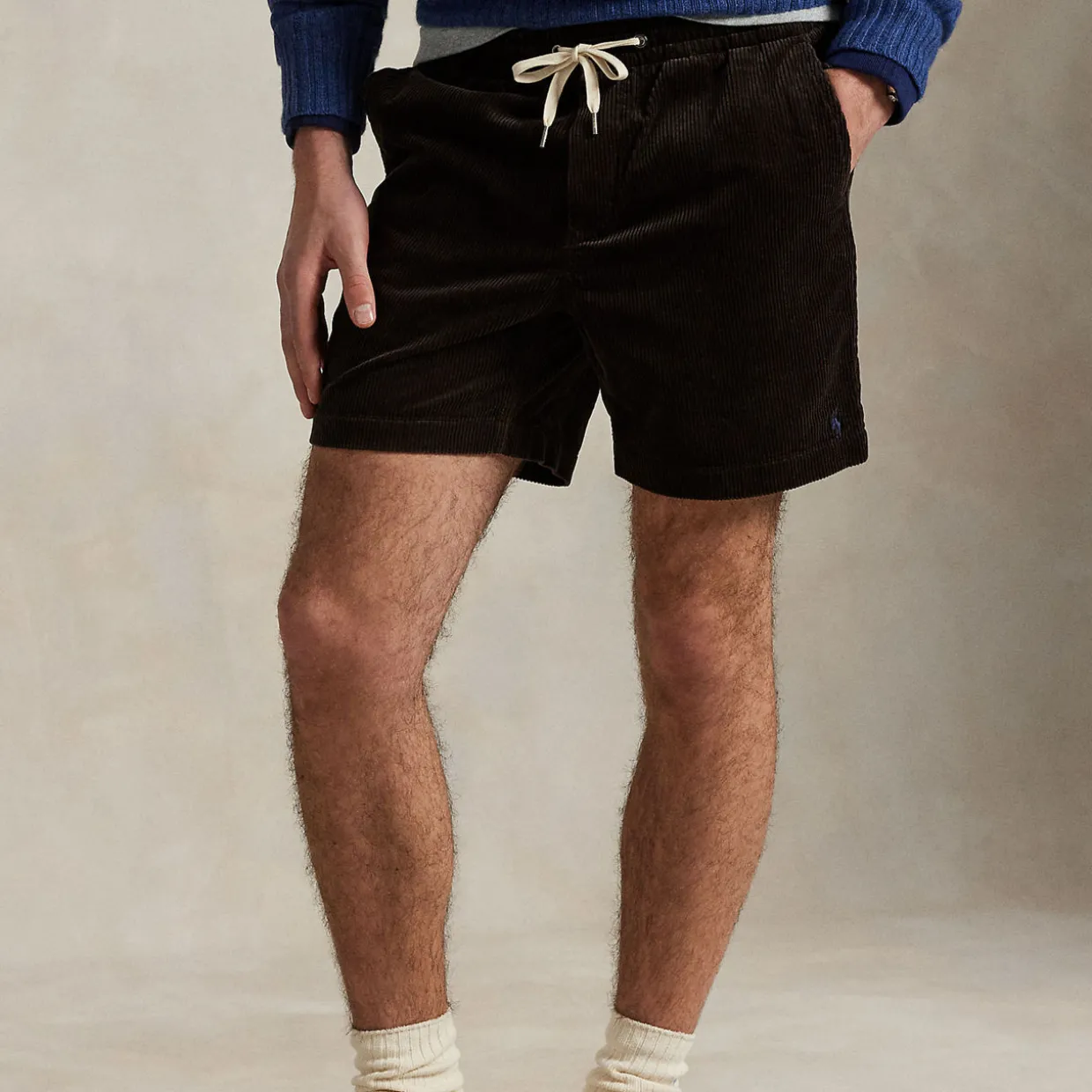 Prepster Corduroy Drawstring Shorts