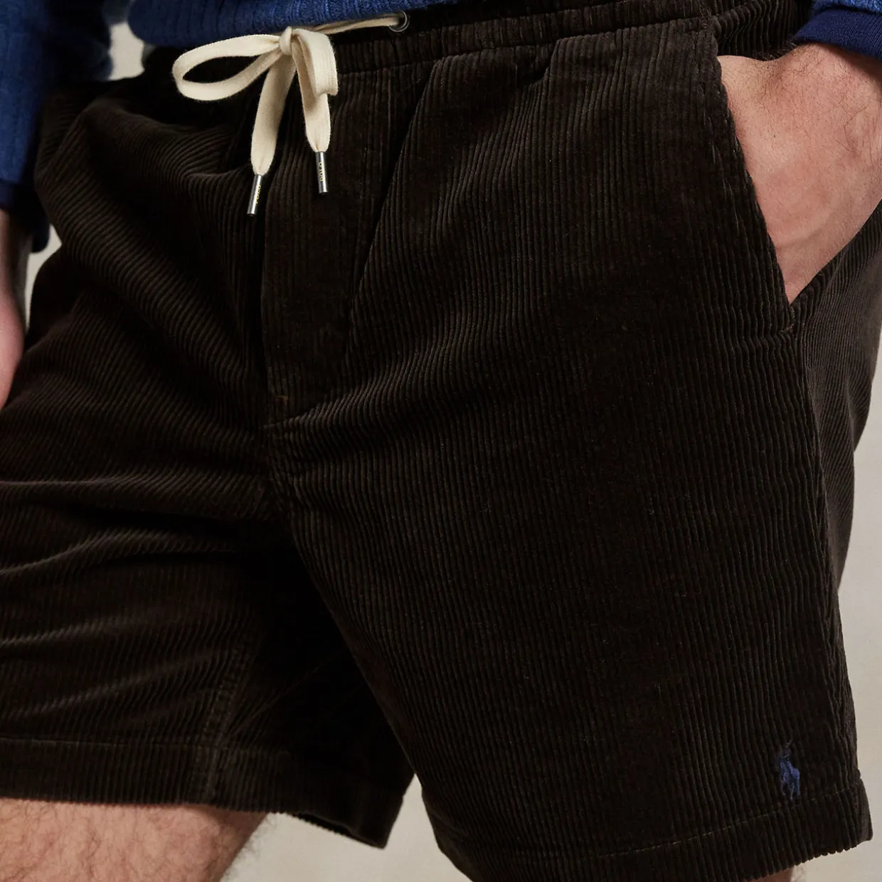 Prepster Corduroy Drawstring Shorts